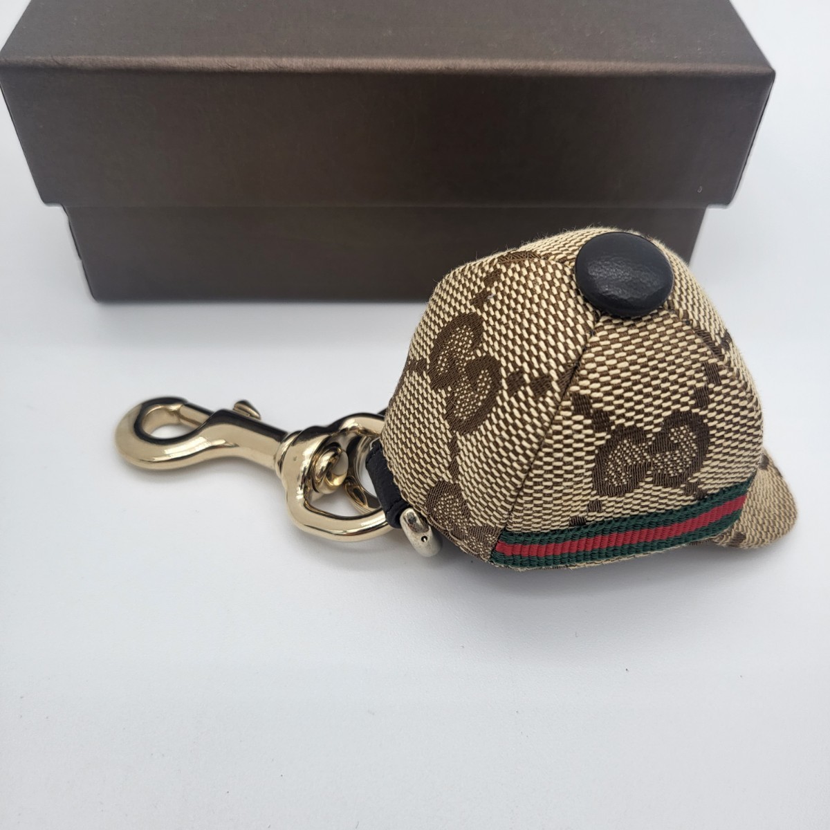 箱付き 未使用に近い GUCCI グッチ キーリング キーホルダー GG 箱付き 未使用に近い GUCCI グッチ キーリング キーホルダー GG