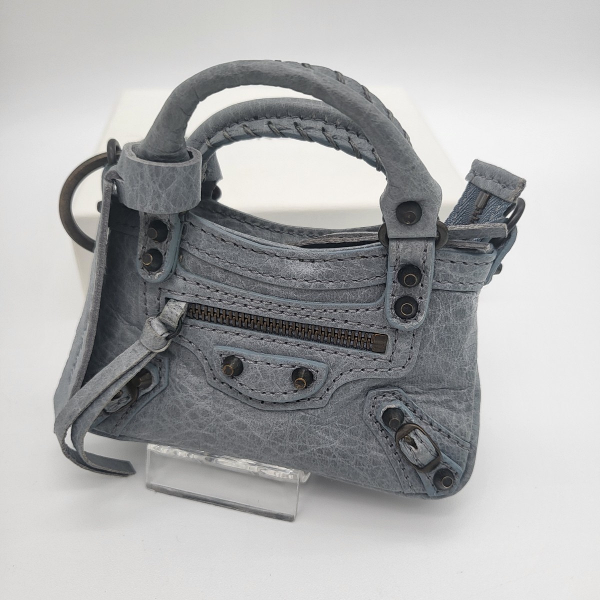 箱付き 未使用に近い BALENCIAGA バレンシアガ バッグチャーム 箱付き 未使用に近い BALENCIAGA バレンシアガ バッグチャーム