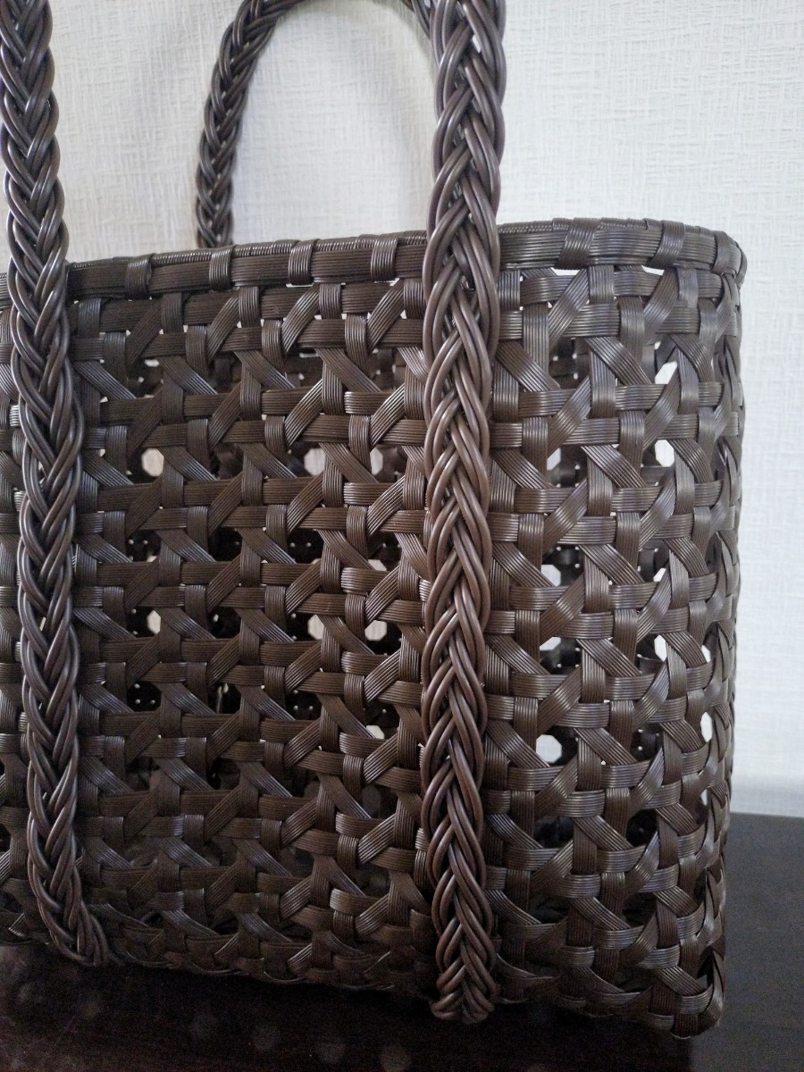  pra basket me LUKA do tote bag hand made basket bag basket ... hand-knitted Brown 