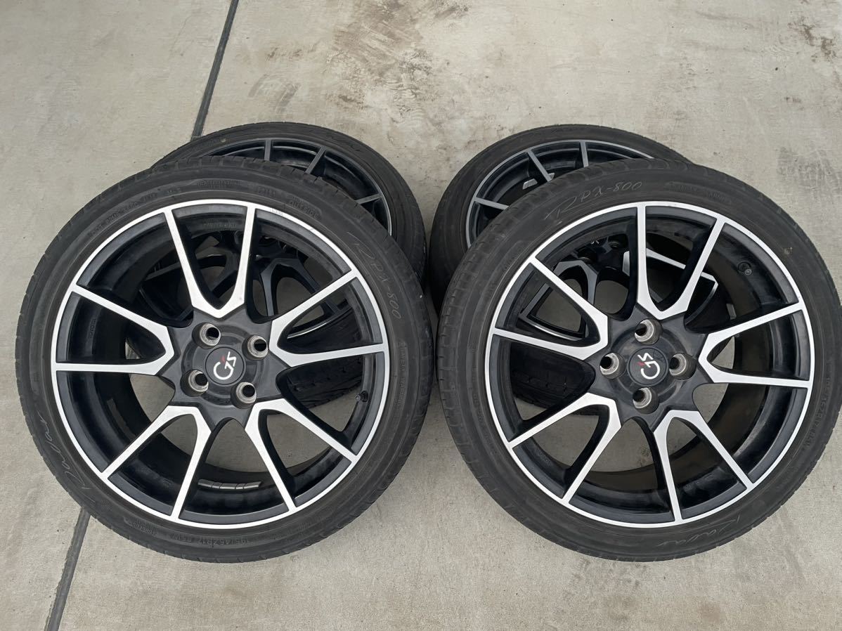 トヨタ　アクア　G's 純正タイヤホイール4本セット　195/45R17 _画像1