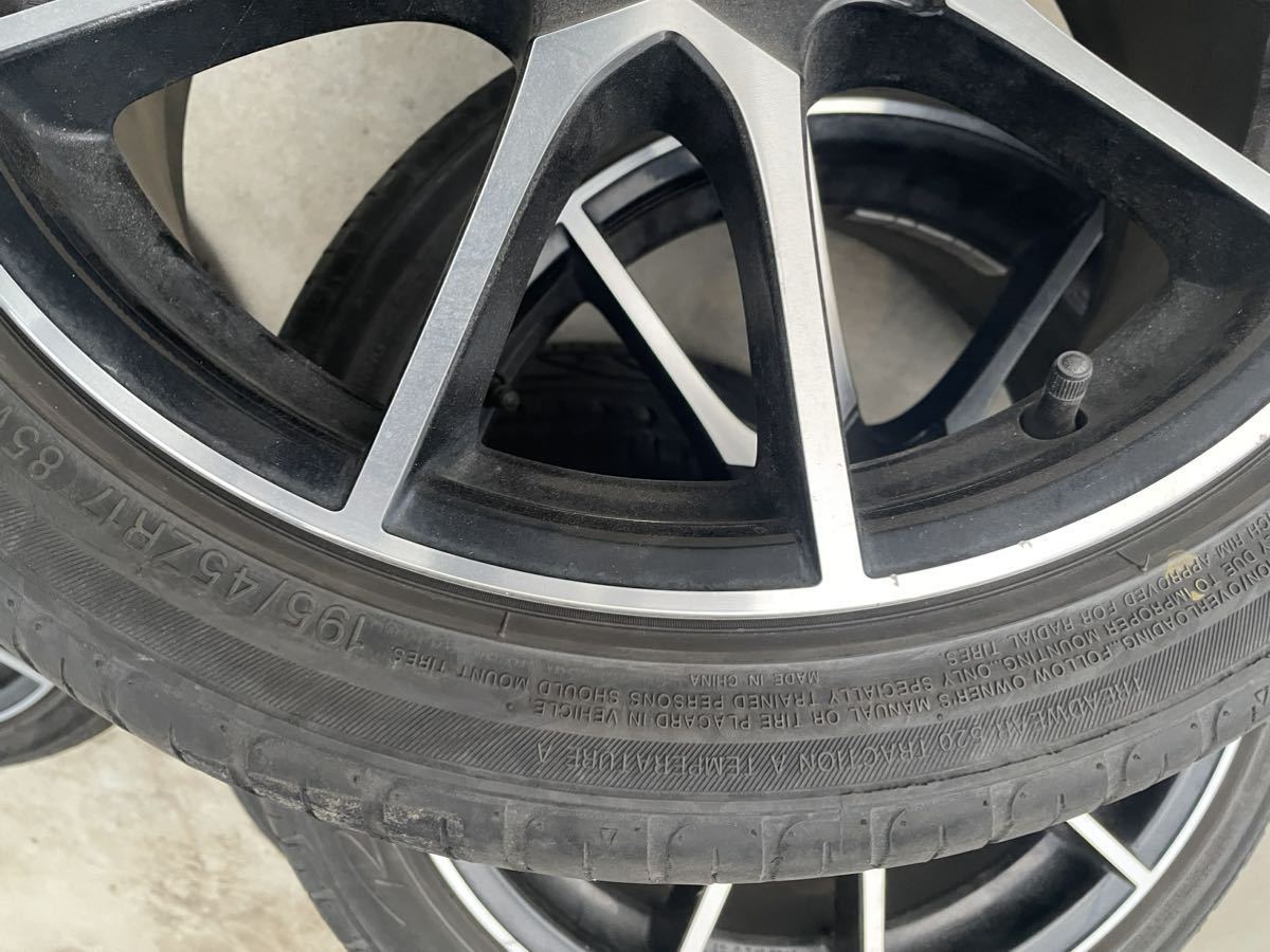 トヨタ　アクア　G's 純正タイヤホイール4本セット　195/45R17 _画像7