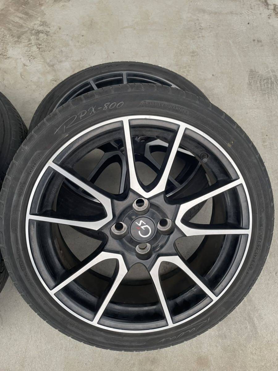 トヨタ　アクア　G's 純正タイヤホイール4本セット　195/45R17 _画像3