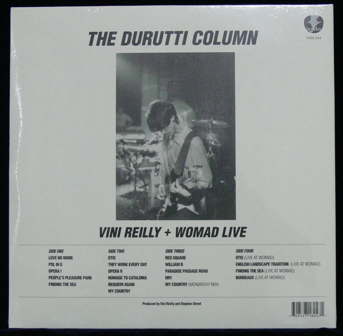 [未使用品][送料無料] THE DURUTTI COLUMN　VINI REILLY + Womad Live [アナログレコード 2LP + 7] ザ・ドゥルッティ・コラム