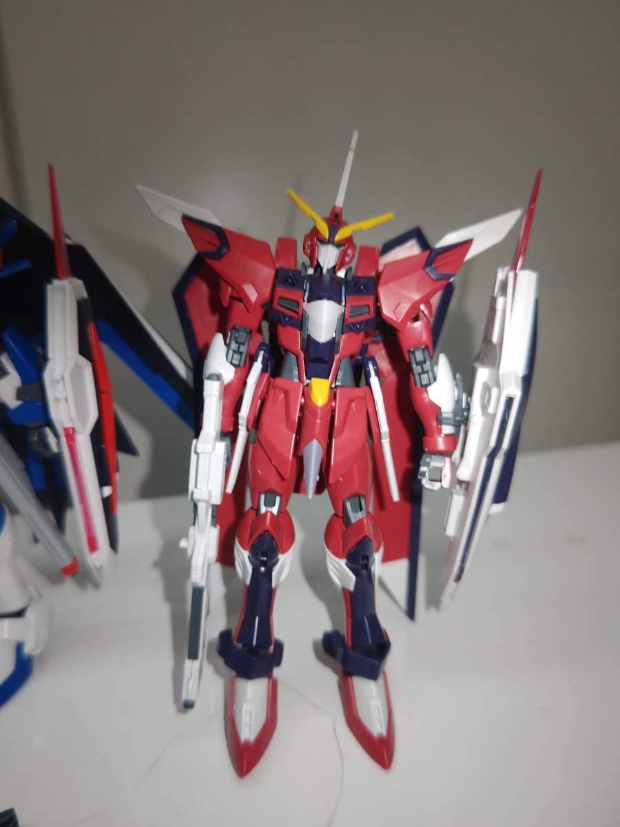 HG ライジングフリーダム イモータルジャスティス組立済 素組_画像3