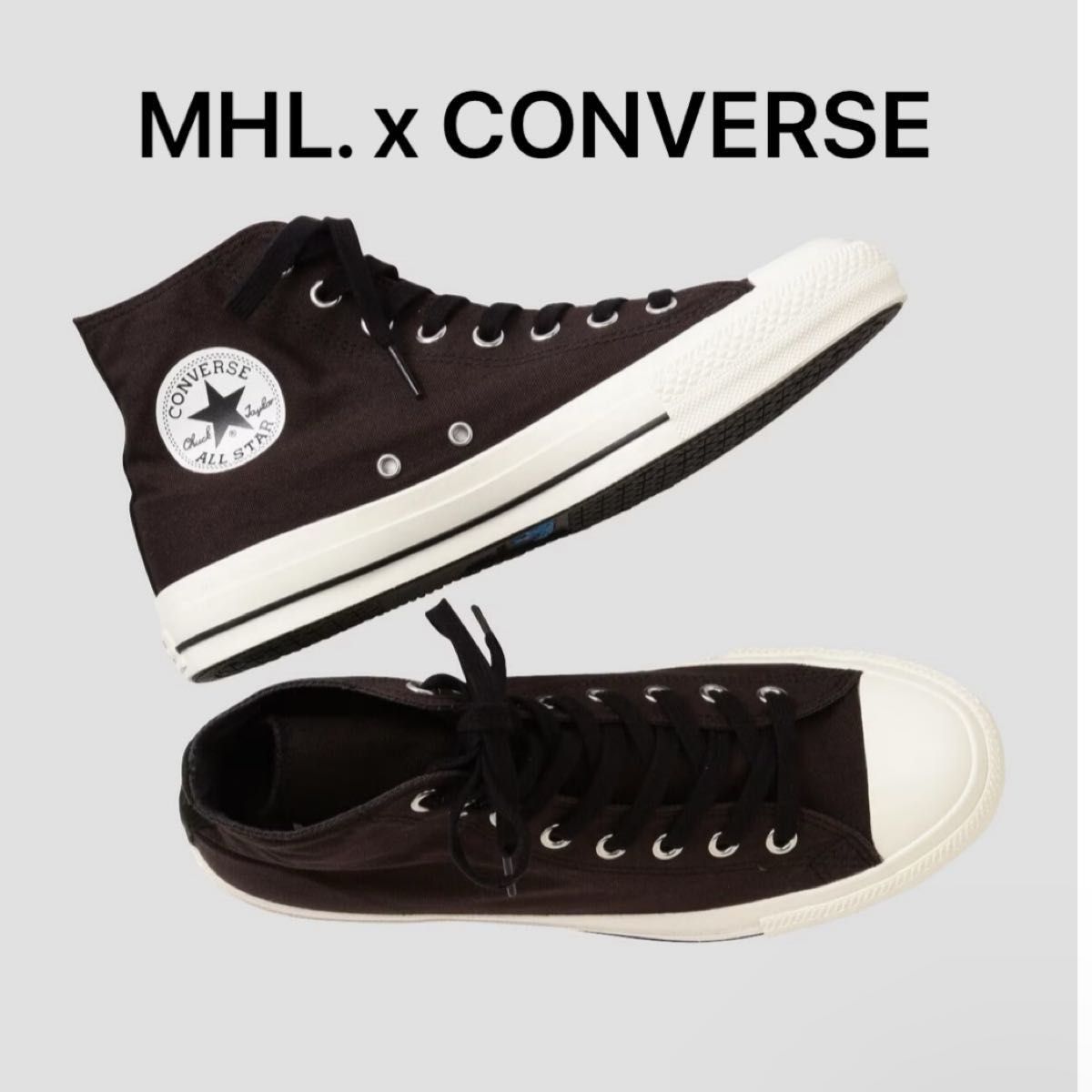 新品箱付き MHL. × コンバース オールスター CONVERSE EBONY 