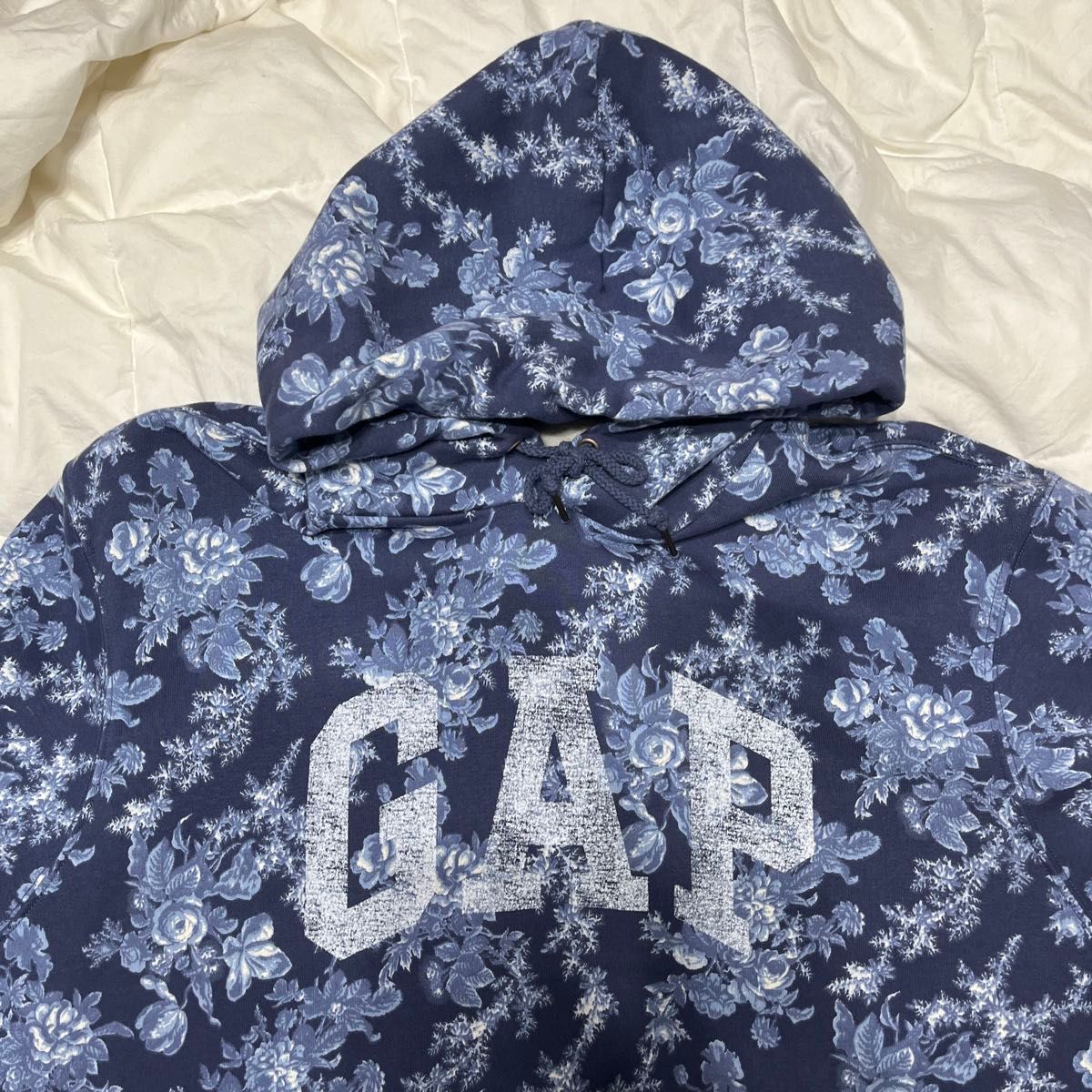 　Gap × LoveShackFancy フローラル GAPロゴ パーカー XL be フーディー プルオーバー