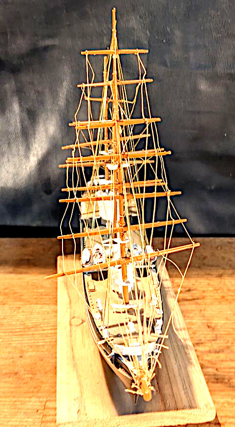 完成品　1/350　今井化学　オランダ帆船　アメリゴ・ウェスヴィッチ_画像5