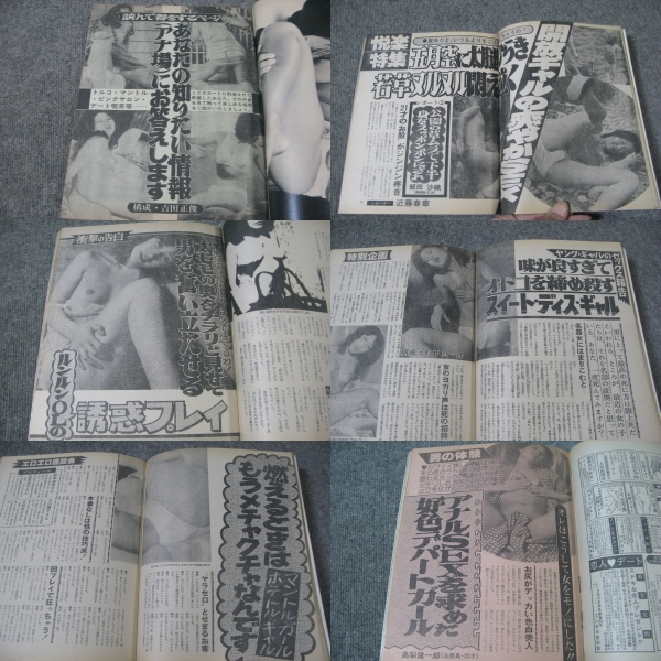 【レトロ成人雑志】1983/07(昭和58年)「実話(huà)と秘録」明文社/中島真弓/坂上夕起/涌井和夫/山本太郎/風(fēng)俗情報(bào)/友納ユリ&相崎広美/菊島まみ
