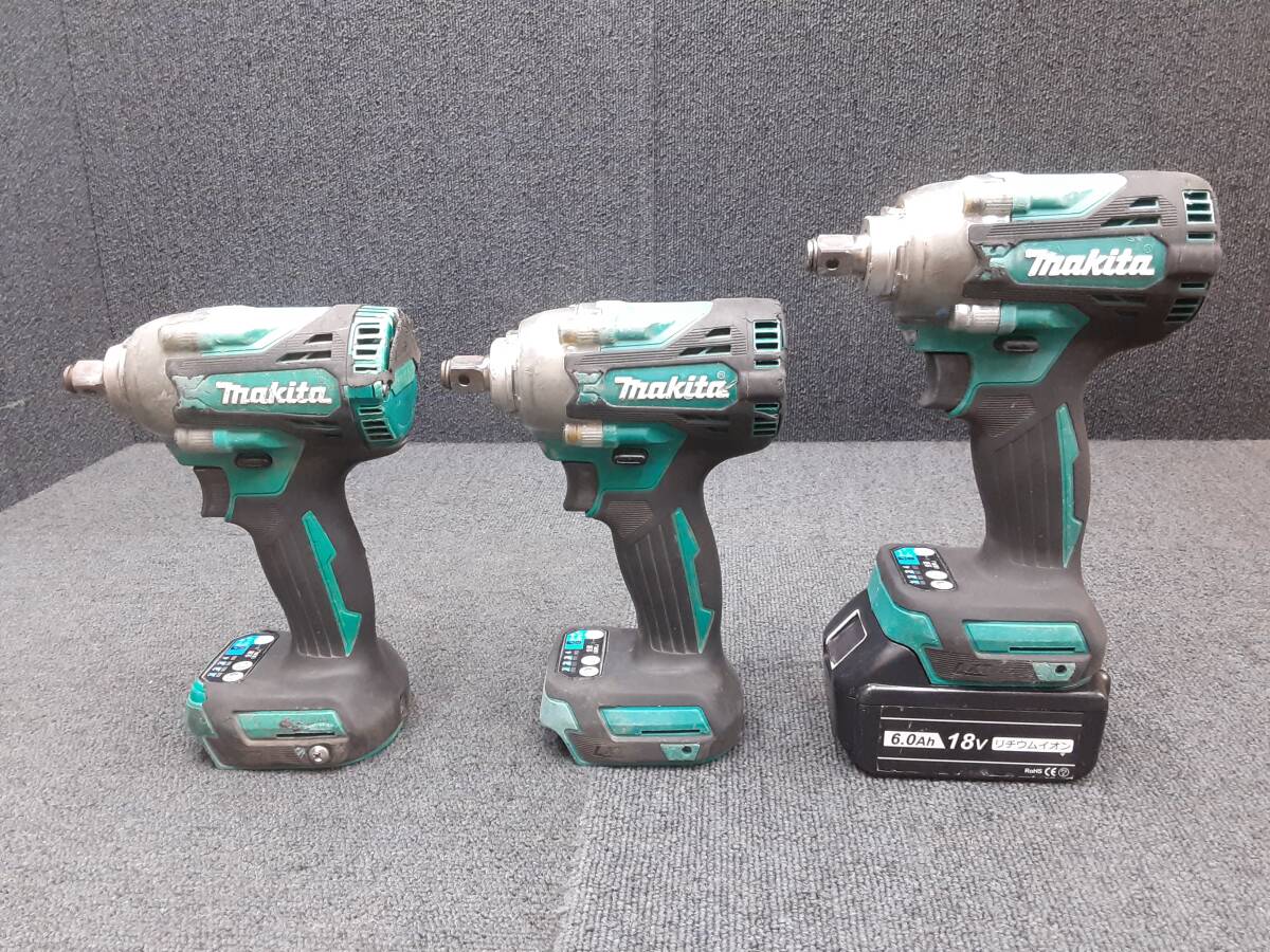 B3215-80★マキタ/makita★インパクトレンチ×3台★TW300Dが３台セット_画像1