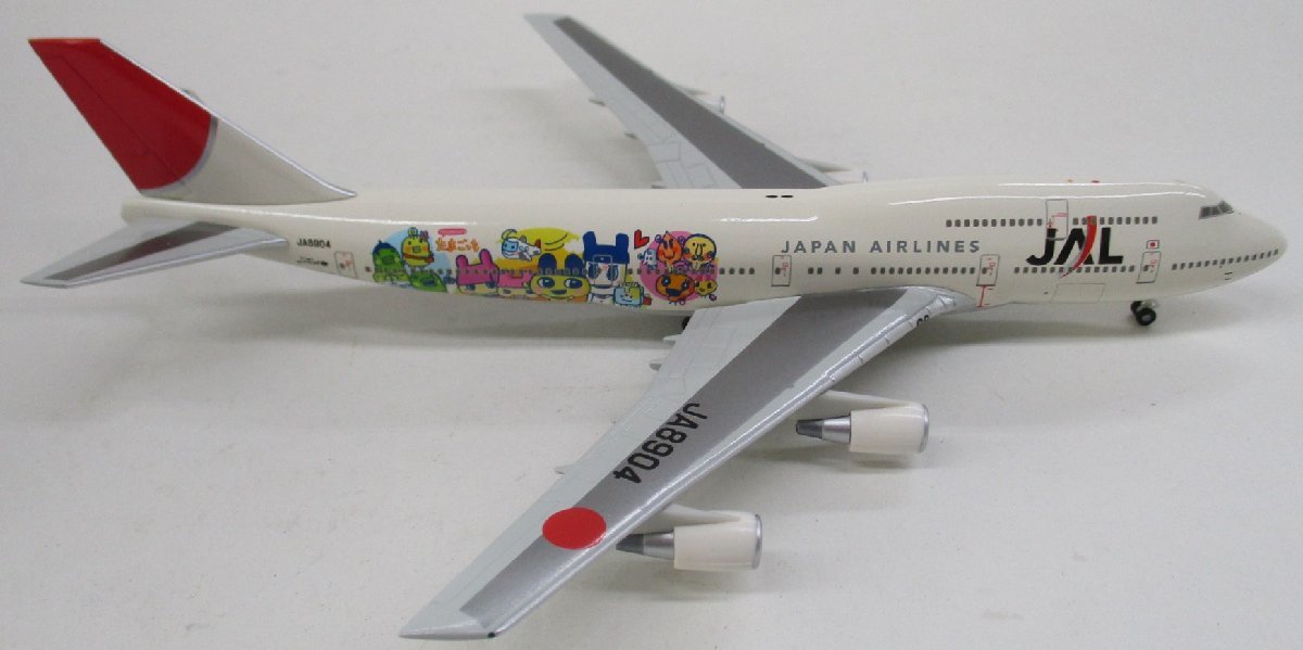 JALUX 1/400 B747-400D JAL/日本航空 たまごっちジェット2007 JA8904【B】krt122124の画像7