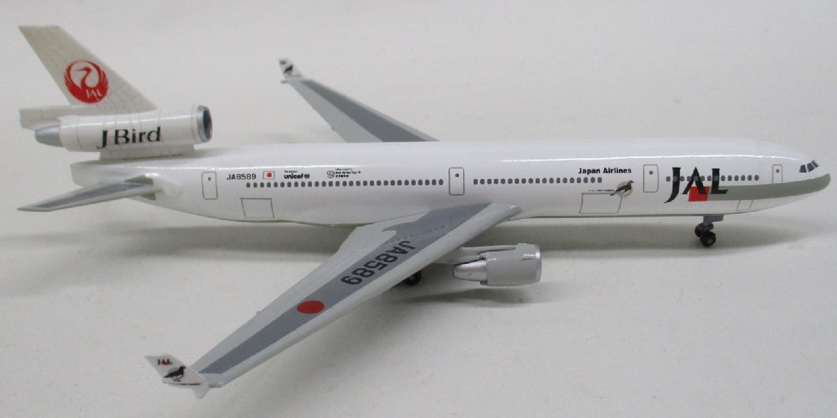 JetAIR 1/400 MD-11 JAL/日本航空 JA8589 J Bird ライチョウ【D】krt010301_画像7