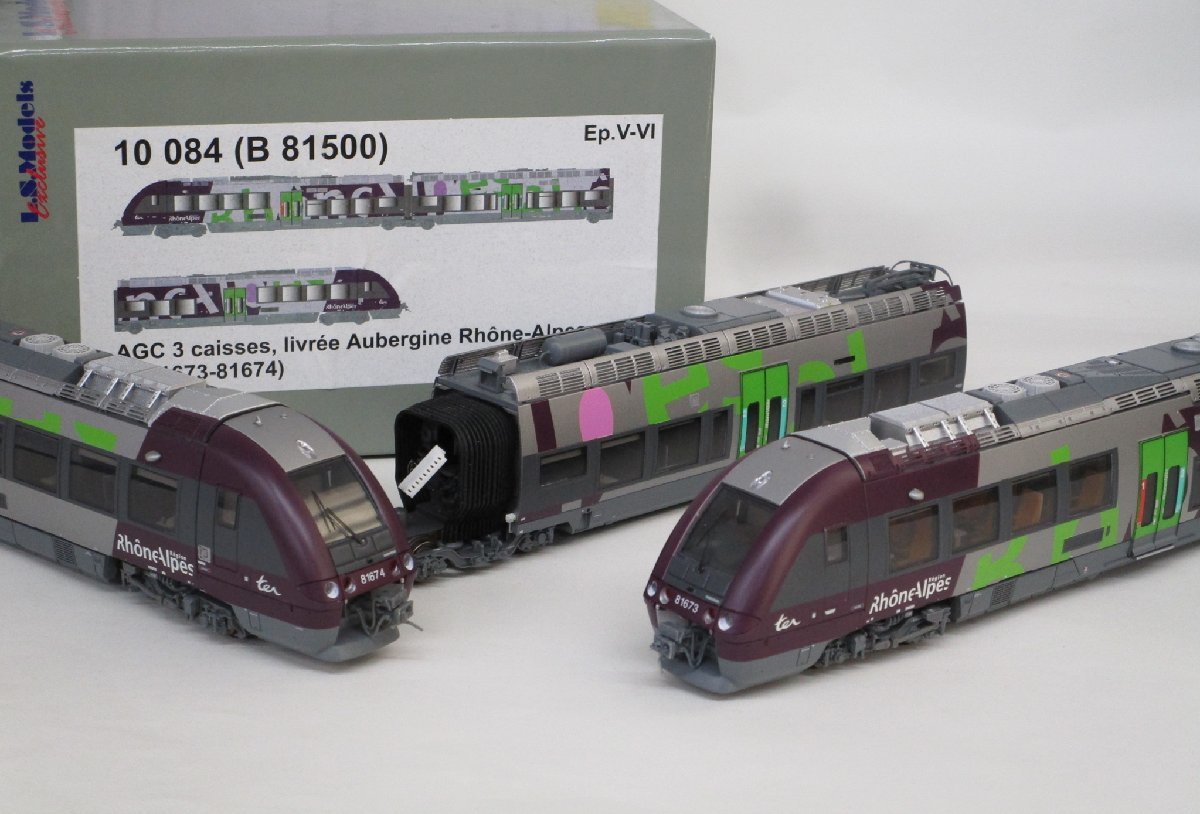 国内最安値! HO L.S.Models 3両セット【ジャンク】thh020301 Rhone-Alpes B81500 10084 外国車輌
