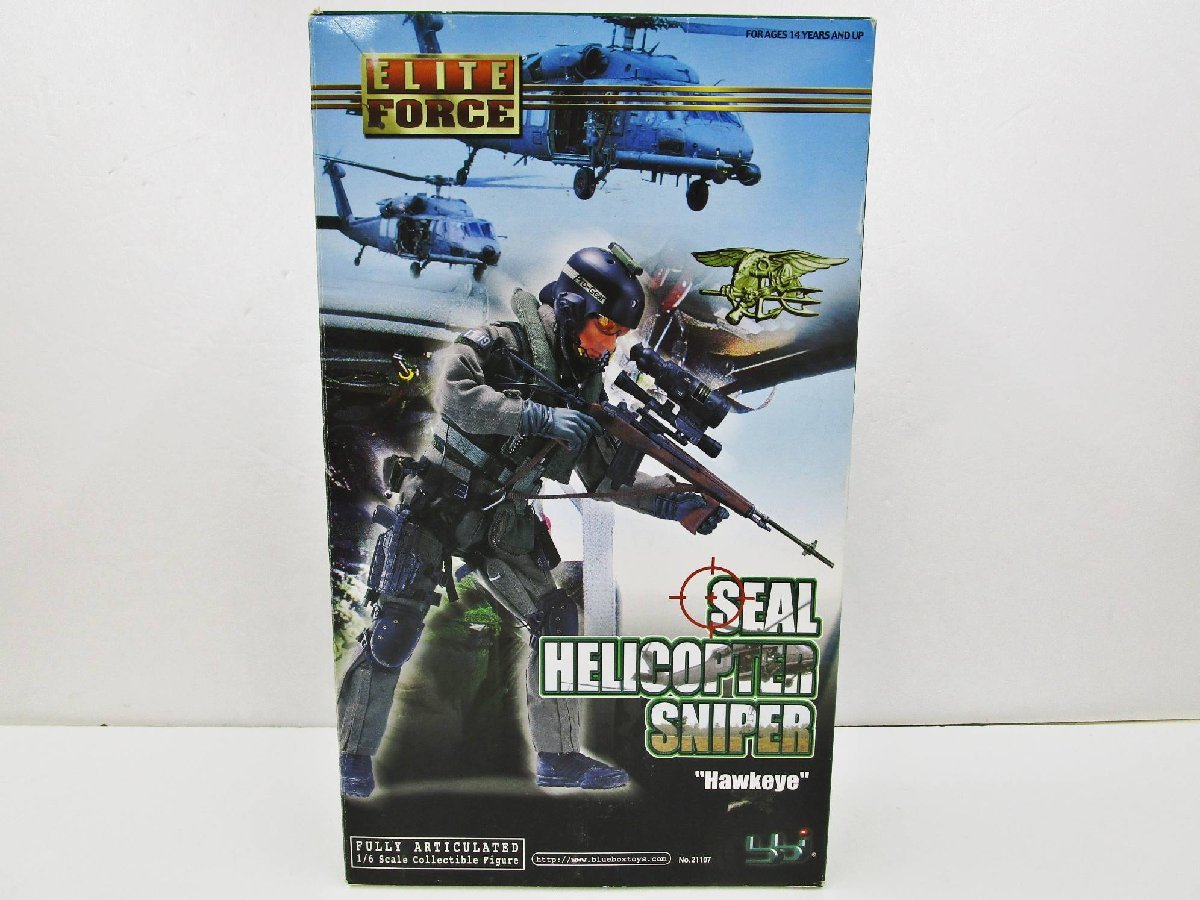 Blue Box 1/6 Elite Force アクションフィギュア SEAL ヘリコプター スナイパー【ジャンク】mtt013036_画像1