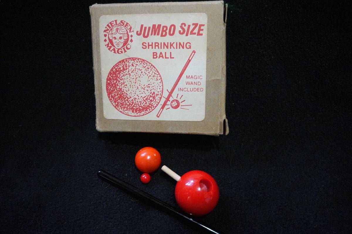 NELSEN JUMBO SIZE SHRINKING BALL 小さくなるボール Vintage Magic_画像1