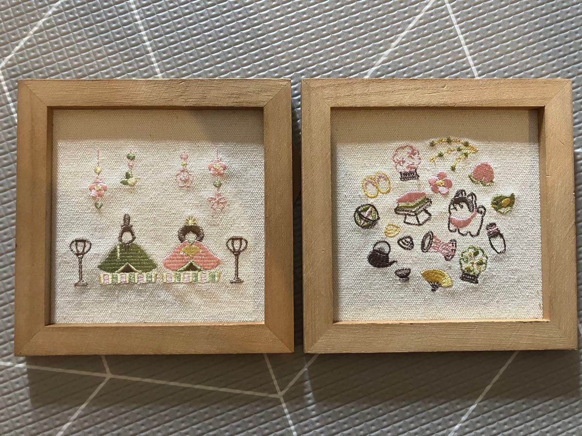 サリュ salut 刺繍パネル ひな祭り 雛人形|Yahoo!フリマ(旧 サリュ salut 刺繍パネル ひな祭り 雛人形|Yahoo!フリマ(旧