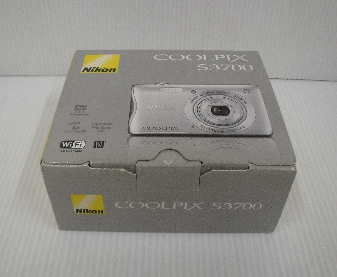 ニコン 2005万画素コンパクトデジカメ COOLPIX S3700 2015年モデル囗T巛_画像8
