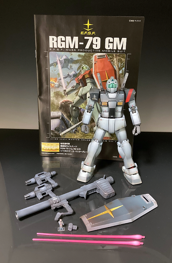 BANDAI SPIRITS MG 1/100 RGM-79 ジム Ver.2.0 完成品_画像10