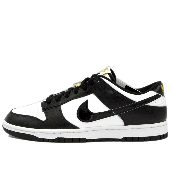 ナイキ NIKE ■ 【 DUNK LOW RETRO SE DR9511 100 】 ワールド チャンプ ブラック アンド ホワイト スニーカー　f20955