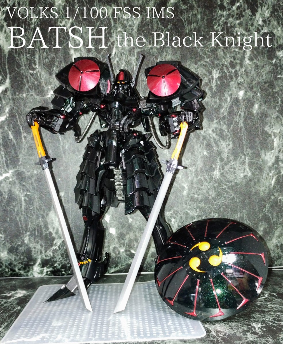 VOLKS 1/100 FSS IMS BATSH the Black Knight ボークス バッシュ 塗装済完成品の画像1