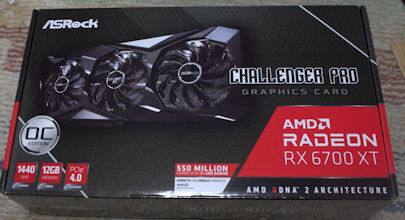 AMD RX 6700 XT Challenger Pro 12GB OC RX6700XT CLP 12GO_画像1