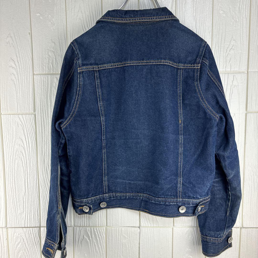 美品】Gジャン デニムジャケット 濃いインディゴブルー サイズ38 美品】Gジャン デニムジャケット 濃いインディゴブルー サイズ38
