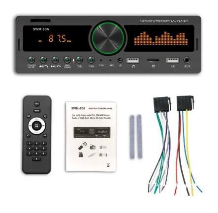 マルチメディア プレイヤー カーオーディオ FMラジオ Bluetooth 1DIN AUX/MP3/USB/SD対応 ★53_画像5