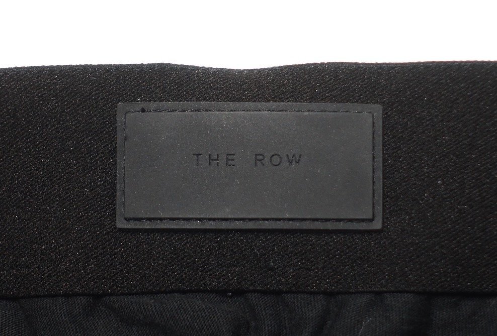 美品 THE ROW ザロウ コットンカシミヤナイロン スウェットパンツ 157-K296 ブラック メンズ M_画像2