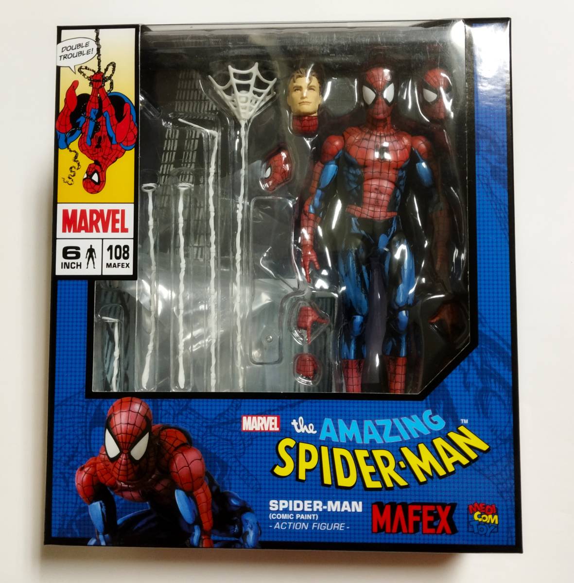 Yahoo!オークション - MAFEX『スパイダーマン COMIC PAINT