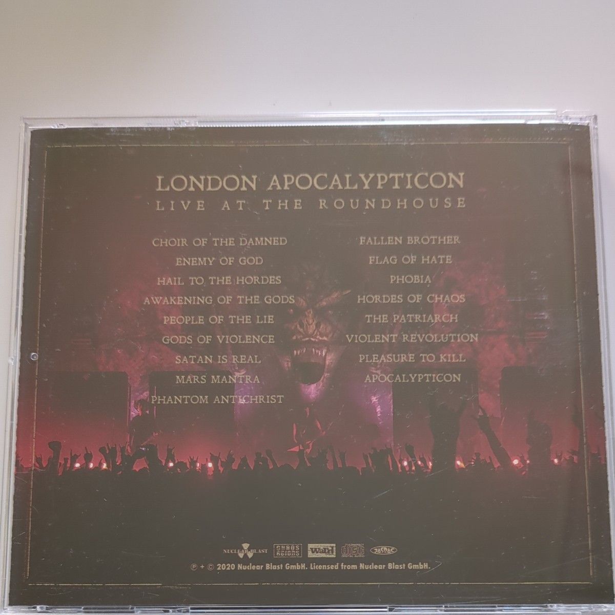 【合わせ買い不可】 ロンドンアポカリプティコン - ライヴアットザラウンドハウス 【通常盤ライヴCD/日本語解説書封入