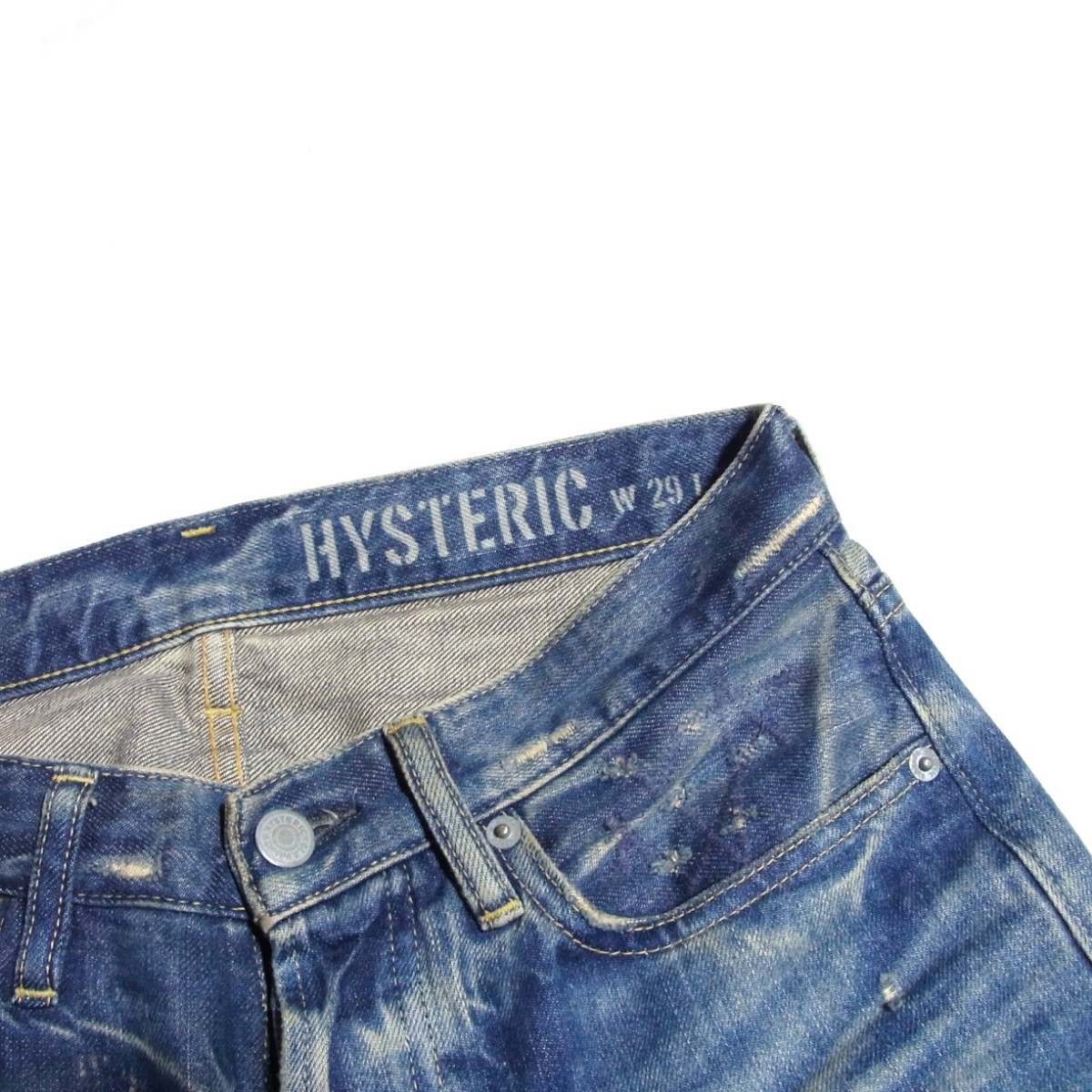 HYSTERIC GLAMOUR ヒステリックグラマー SP加工 セルビッチ