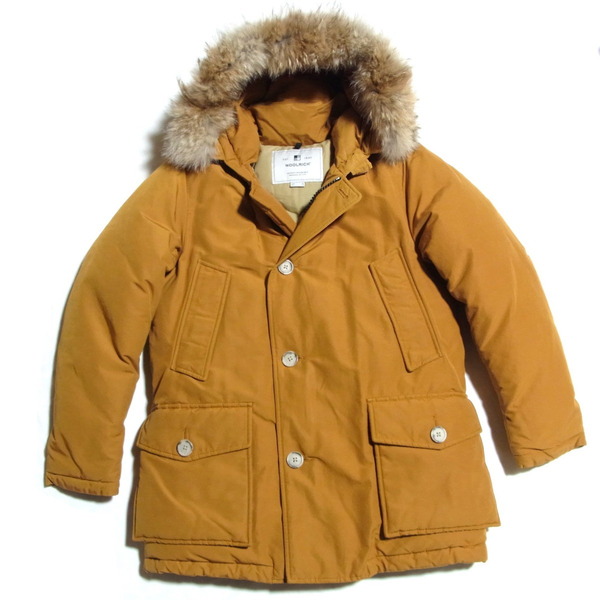 19AW シーズン限定カラー バーボン WOOLRICH ARCTIC PARKA ML ウールリッチ アークティック パーカー ファー ダウン ジャケット WOCPS2919_画像2