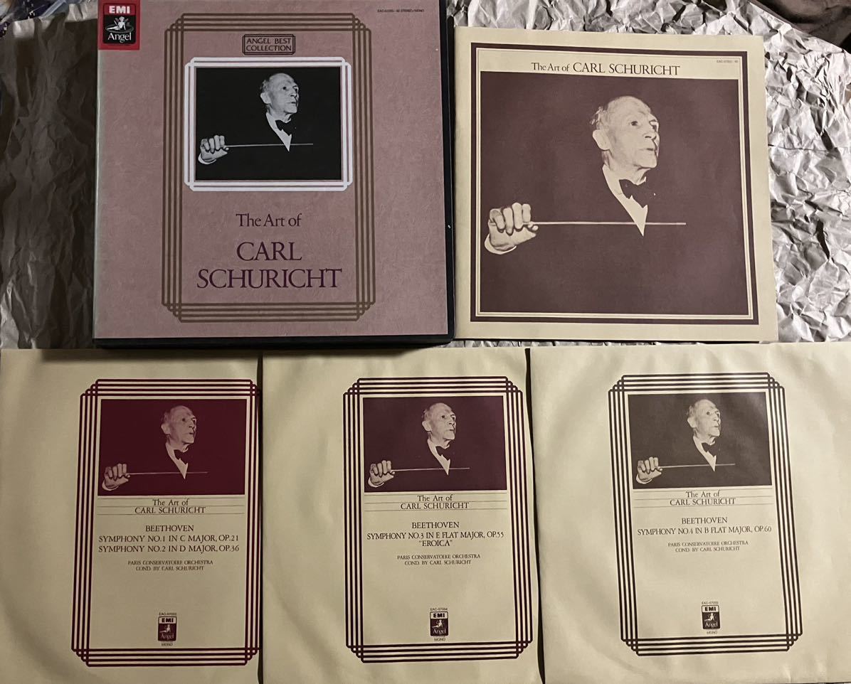 【ラスト出品】カール・シューリヒト指揮 ベートーヴェン全集 東芝EMI ANGEL 全8枚組の画像3