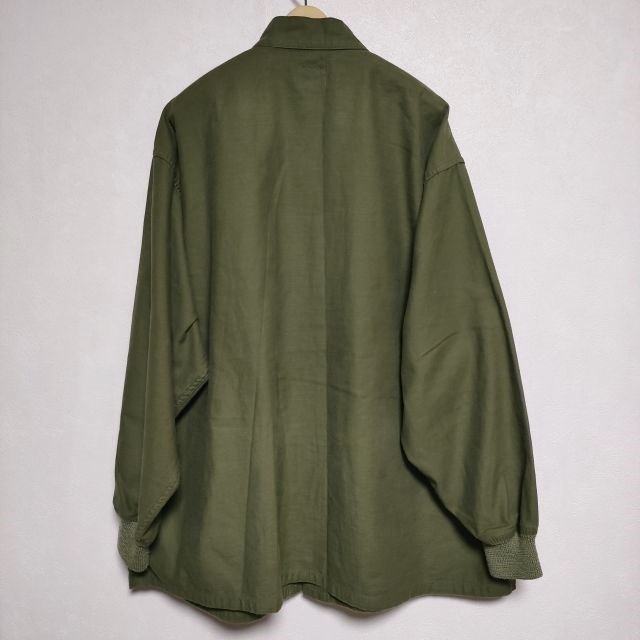 4-0201M∞Needles S.C. Army Shirt Back Sateen 定価22000円 バックサテン 長袖シャツ カーキ ニードルス 232344_画像2