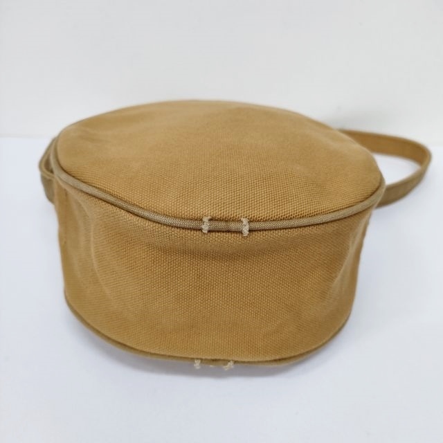 TEMBEA cotton canvas Circle pochette Mini bag shoulder bag Camel ton Bear 4-0121G 231424