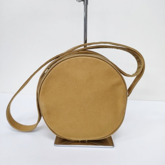 TEMBEA cotton canvas Circle pochette Mini bag shoulder bag Camel ton Bear 4-0121G 231424