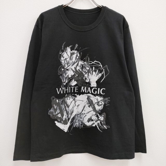 s'yte Yohji Yamamoto 久米繊維 white magic um-t06-006 長袖Tシャツ カットソー ロンT ブラック サイトヨウジヤマモト 4-0213M 233118