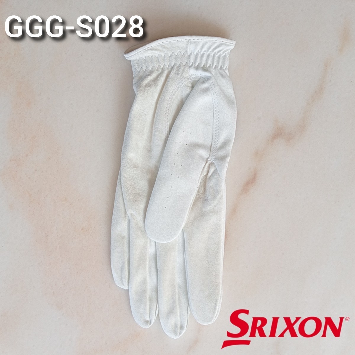スリクソン 24cm 白 2枚セット GGG-S028 ダンロップ ゴルフグローブ 新品未使用品 ゴルフ用品 SRIXON PRO SERIES 薄手 ホワイト グローブの画像5