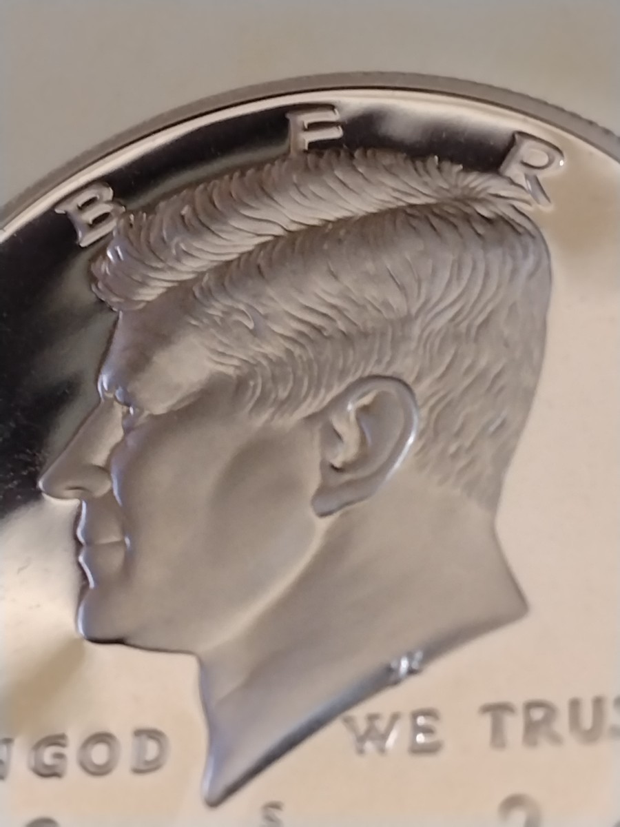 アメリカ 2002s 50セント銀貨プルーフ Kennedy-Silver edition　_画像5