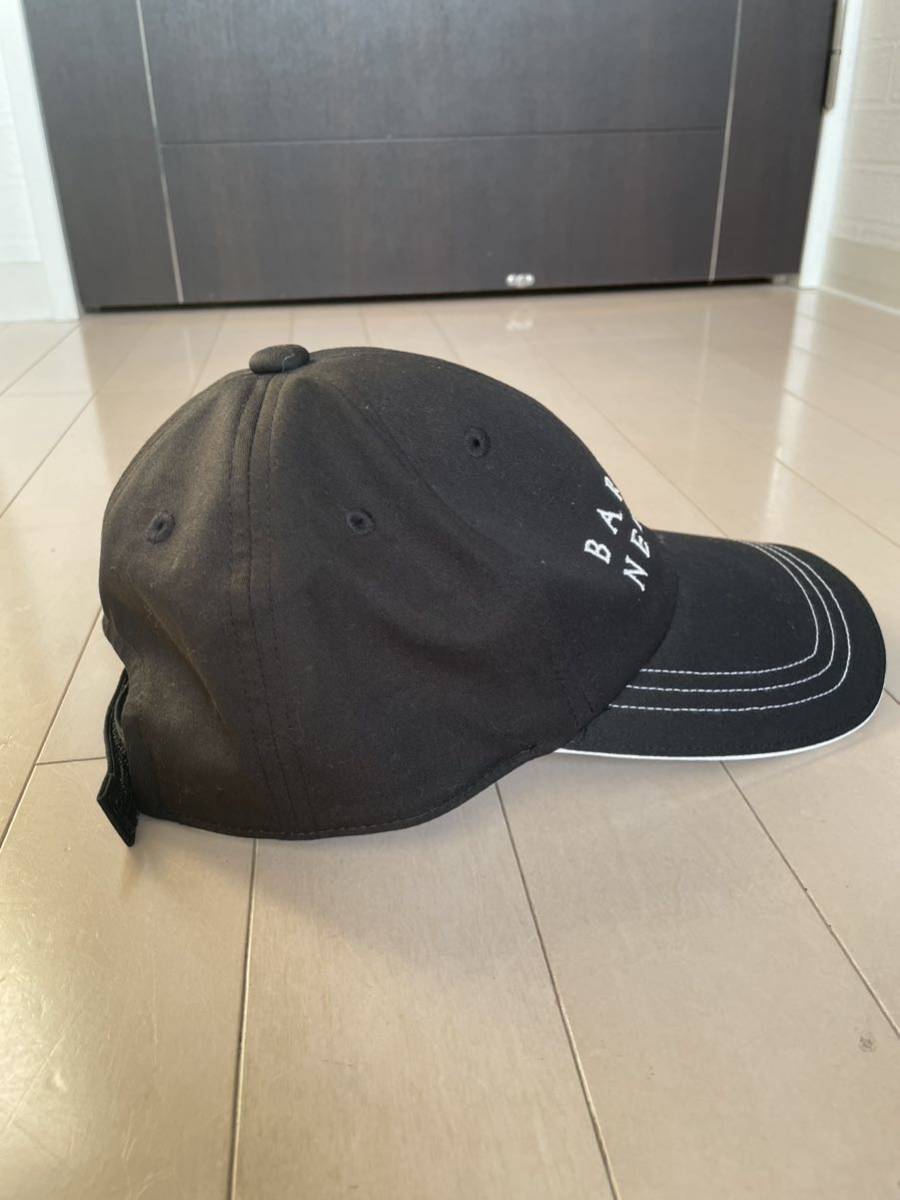 [ beautiful goods ] popular model BARNEYS NEW YORK Barneys New York Logo embroidery cap hat standard color black black unisex Golf also 