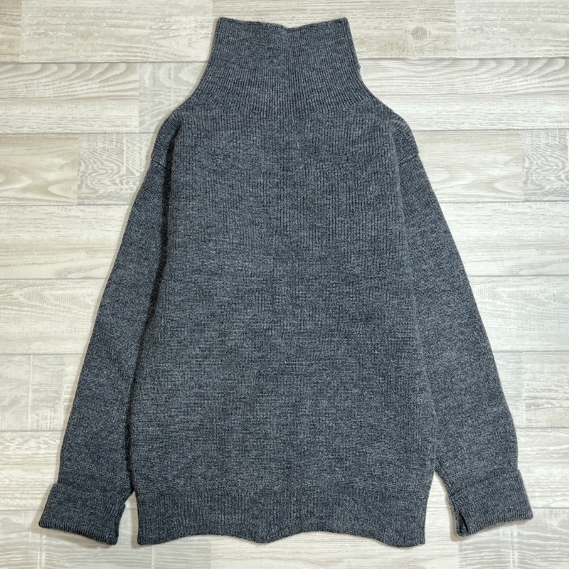 ANDERSEN ANDERSEN/アンデルセン アンデルセン/Turtle-neck Wool Knit Sweater/タートルネック ウールニットセーター/グレー/サムホール_画像2