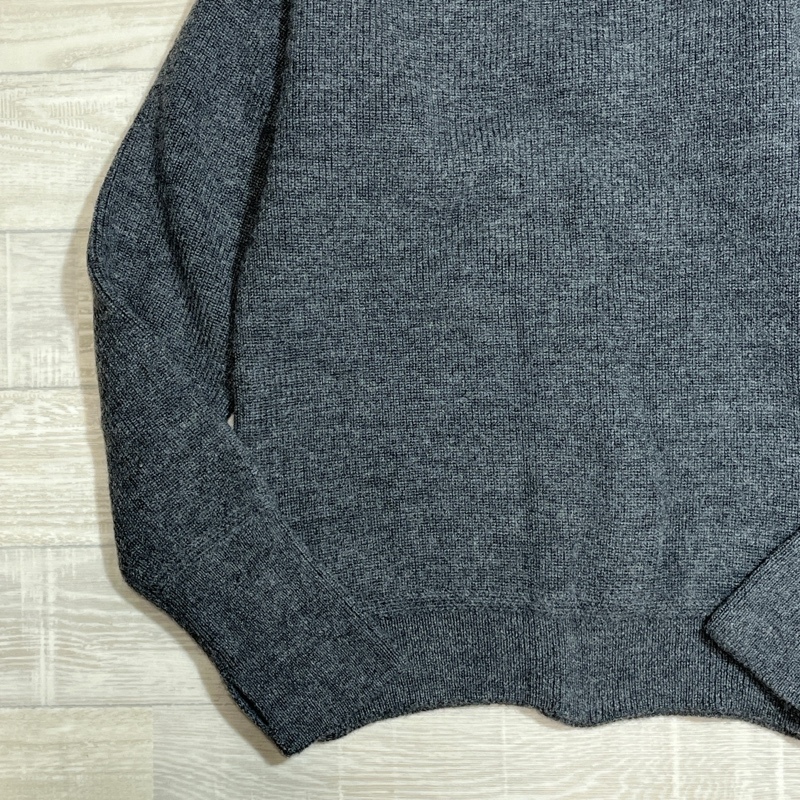 ANDERSEN ANDERSEN/アンデルセン アンデルセン/Turtle-neck Wool Knit Sweater/タートルネック ウールニットセーター/グレー/サムホール