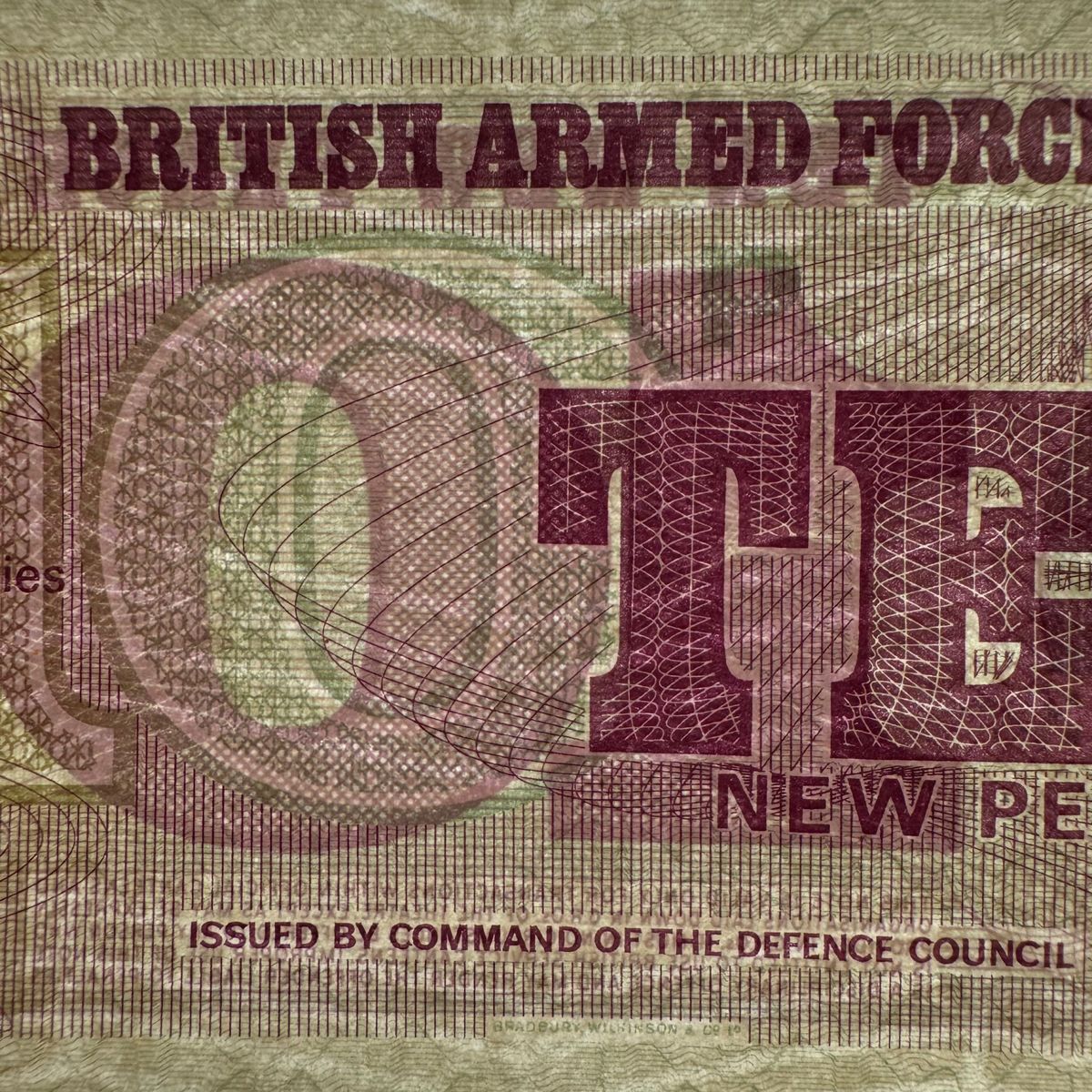 未使用  イギリス　軍票　2枚セット　外国紙幣　海外紙幣
