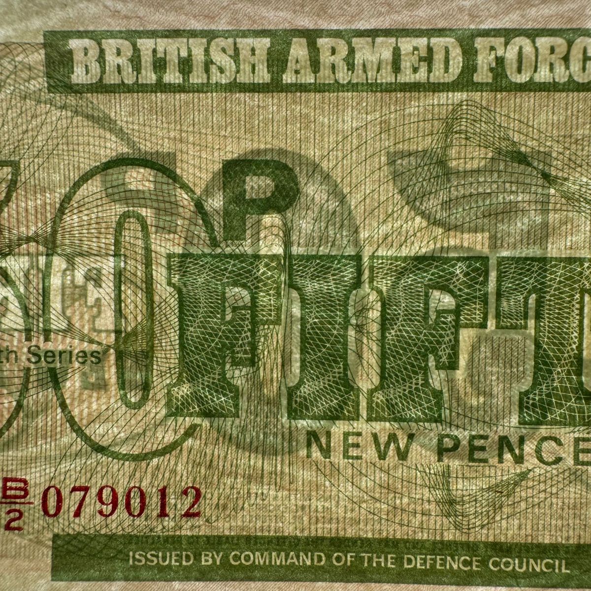 未使用  イギリス　軍票　2枚セット　外国紙幣　海外紙幣
