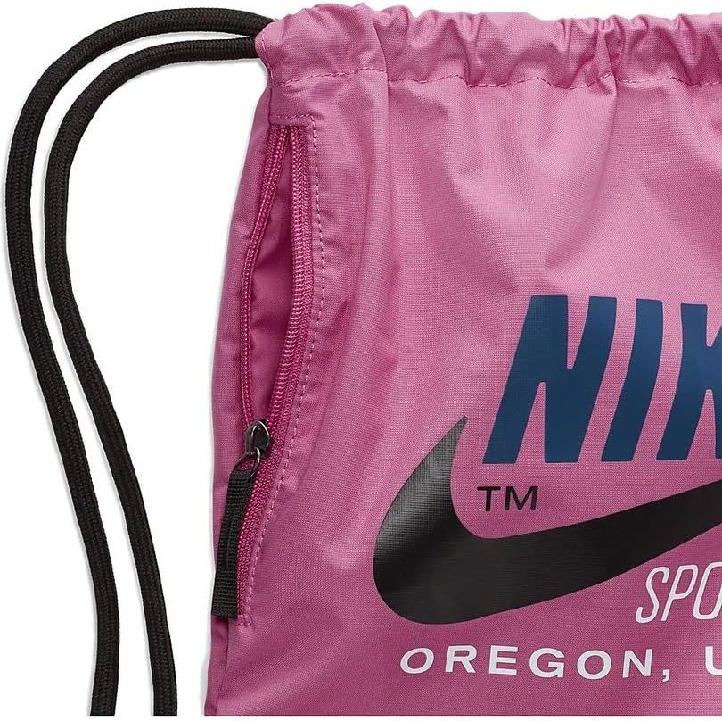 【KCM】Z-bag-40★展示品★【NIKE/ナイキ】ヘリテージ　2.0　グラフィック　ジムサック　ナップサック　BA5903-691　ピンク　容量13L_画像4