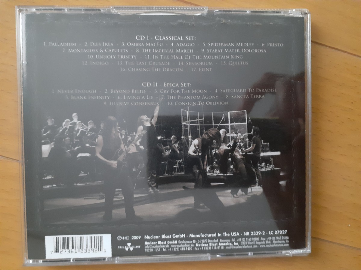 ERICA the classical conspiracy live in miskolc, hungary, produced by sascha paeth。輸入盤2枚組CDの画像2
