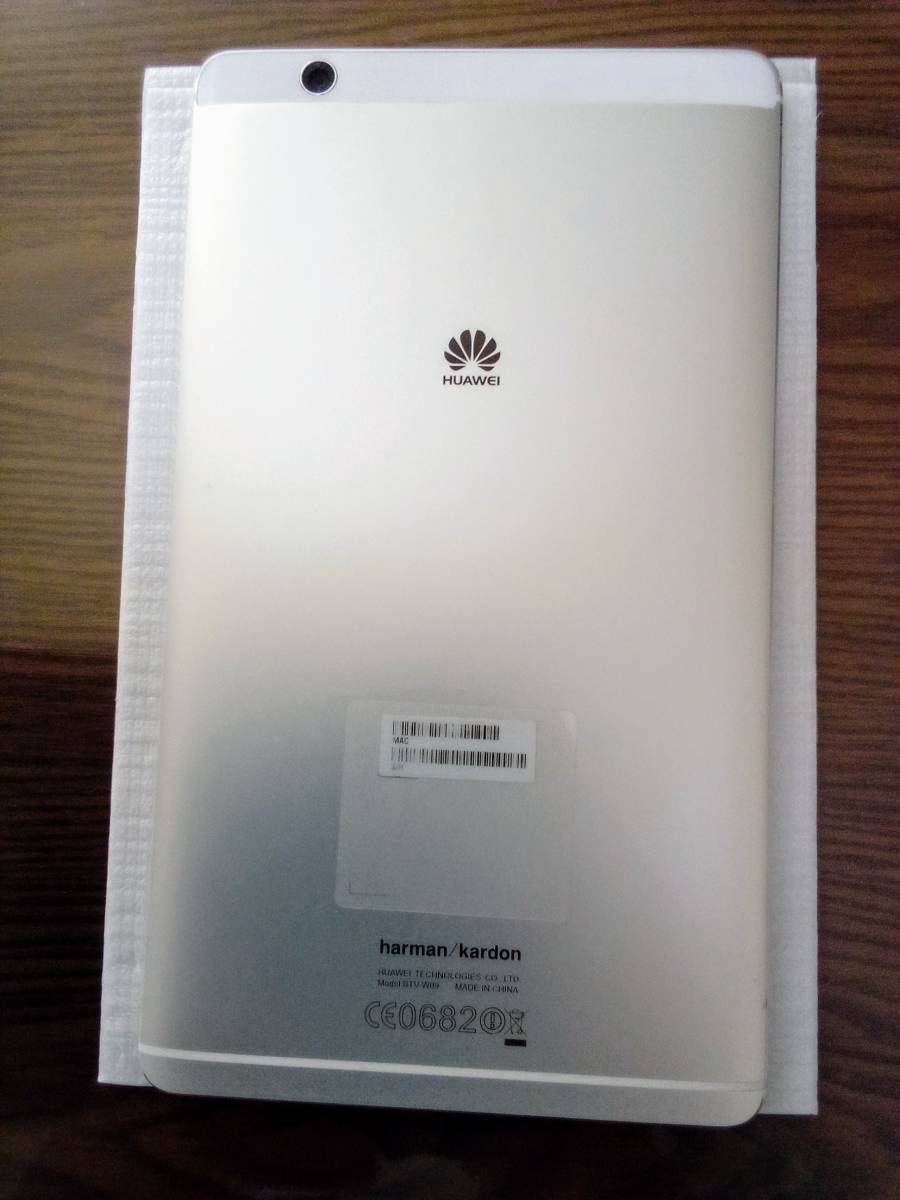 【1円出品】HUAWEI MediaPad M3 Wi-Fiモデル 8.4型 2560×1600高解像度 8コア(オクタコア) BTV-W09【箱や未使用純正電源なども有】_画像2