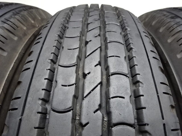 Y-063(送料無料/代引きOK)ランクE/D 中古 バリ溝 175/75R15 103/101L LT DUNLOP SP355 2020年 9分山 夏タイヤ 4本SET_画像4