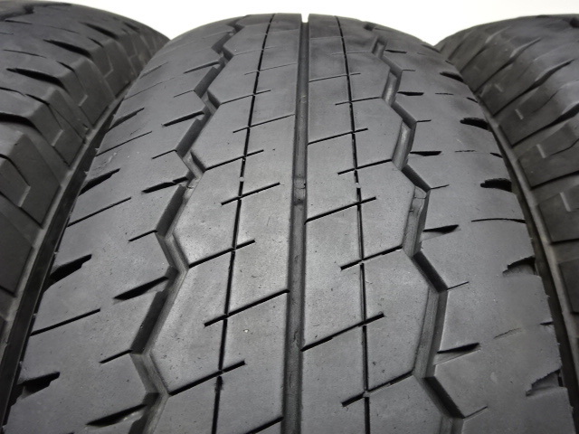 Y-080(送料無料/代引きOK)ランクD 中古 175/80R14 99/98N LT DUNLOP SP LT30A 2020年 6～7.5分山 夏タイヤ 4本SET 175R14 8PR_画像3