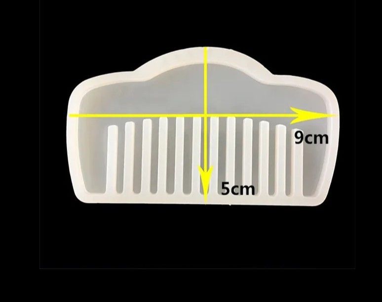 山型くし☆コーム型レジンシリコンモールド