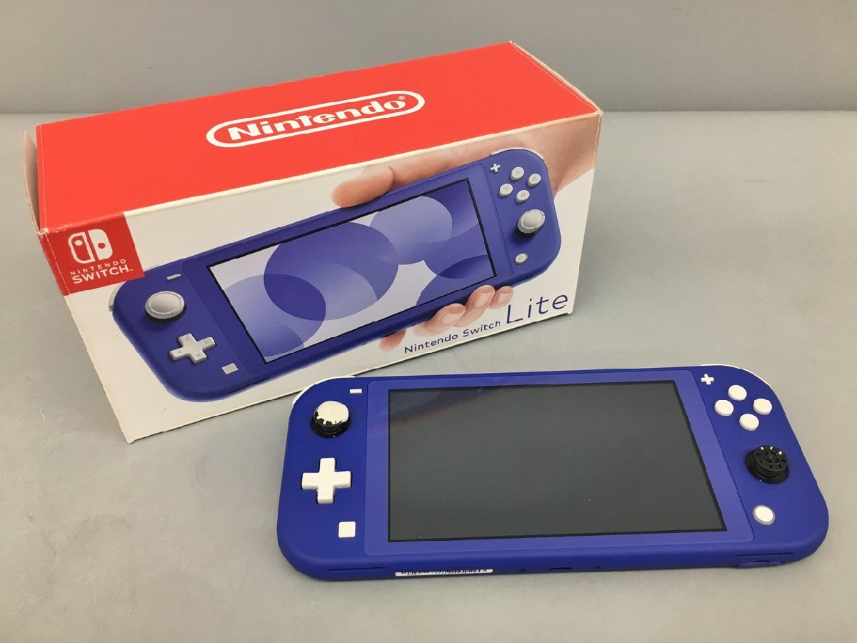 任天堂 ニンテンドー ゲームハード Nintendo Switch Lite HDH-001 ブルー 箱付き ジャンク 2401LO135